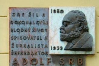 Pamětní deska Adolfa Srba v Rokycanech
