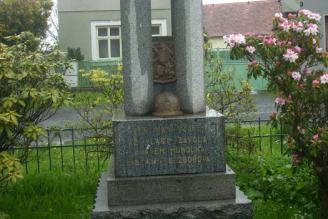 Pomník padlých v I. světové válce v Těšovicích 